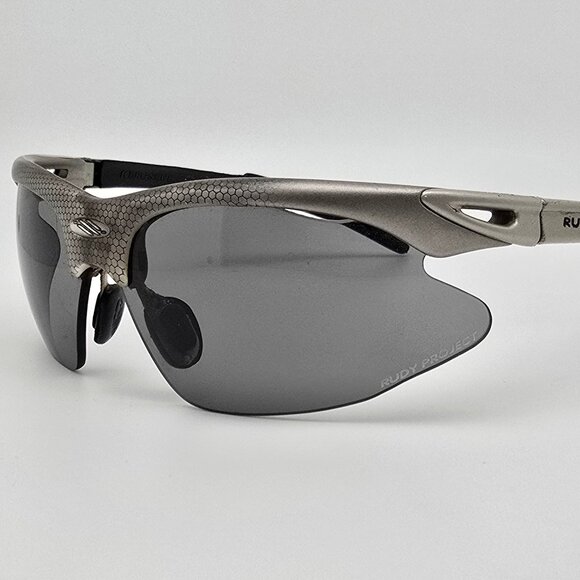 Rudy Project SN 58 Kerosene Titanium Honeycomb Frame 2x Lens Sunglasses w/ Case - Picture 3 of 16